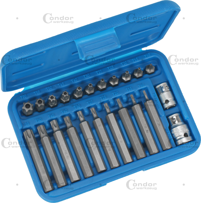 Set of Screwdriver Bits 23 PCS TX-Star  - CONDOR [ PRA 1011/1 ]