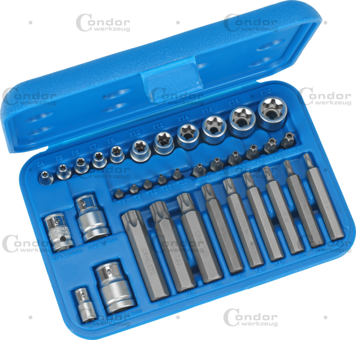 Set of Screwdriver Bits TORX  - CONDOR [ PRA 1012 ]