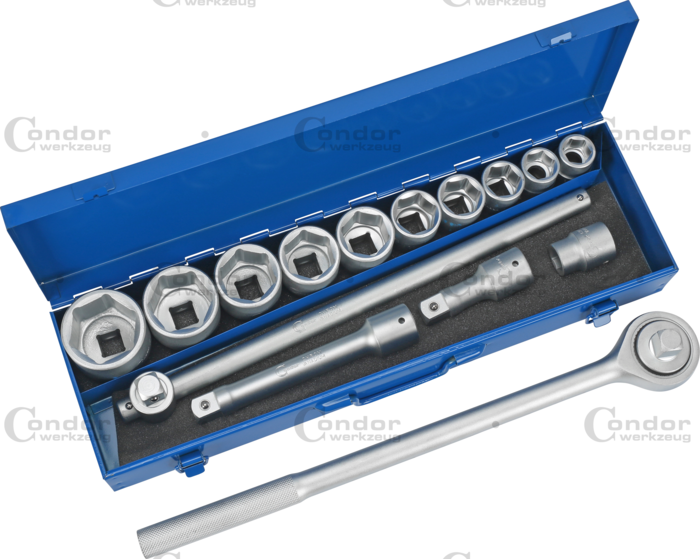 Socket Set 3/4" 15 pcs from 19-50mm  - CONDOR [ PRA 1015 ]