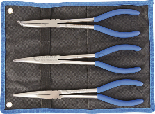 LONG NOSE PLIER SET; 3 PCS; 260-280MM = 10 15/64" TO 11 1/32"  - CONDOR [ PRA 1183 ]