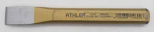 ATHLET Flat Chisel Oval DIN 6453 150-17x11mm=6"-43/64""x7/16" Chrome-Molybdaen-Vanadium-Airquenched-Steel MADE IN GERMANY  -  [ ATH 120-150 ]