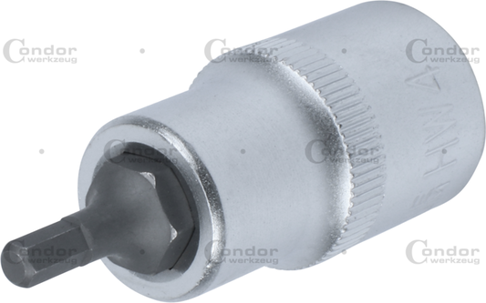 ALLEN SOCKET M04 x 55mm=5/32"; 1/2" Drive  - CONDOR [ PRA 12022/04 ]