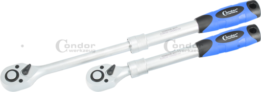 Telescopic Reversible Ratchet 1/2" Drive 300-440mm=12"-18"  - CONDOR [ PRA 1208/3 ]