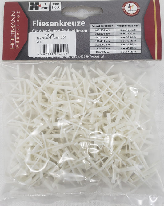 Tile Spacer 1.0mm=2.5/64   200pcs GERMAN - HOLTMANN [ HOL 1431 ]