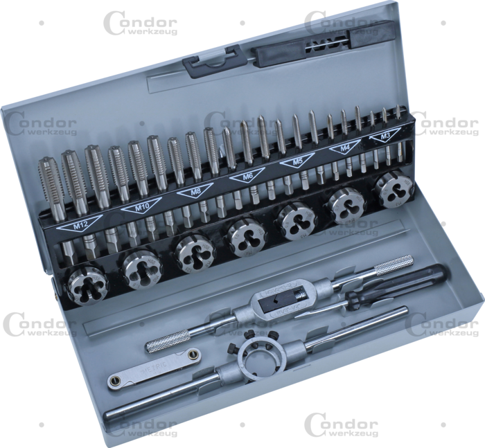 Tap & Die Set 32 Pcs HSS STEEL  - CONDOR [ PRA 148 ]