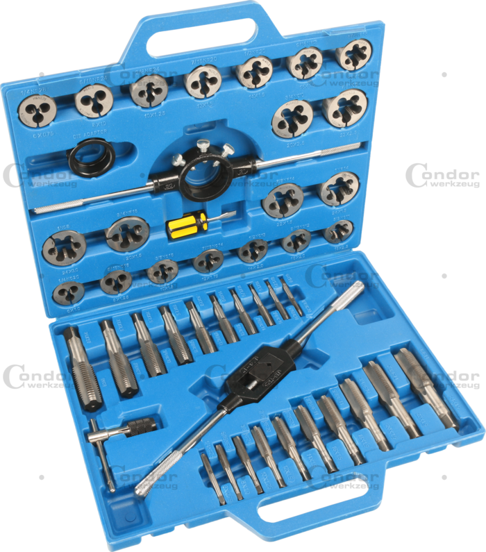 Tap & Die Set 45Pcs TOOL STEEL  - CONDOR [ PRA 149 ]