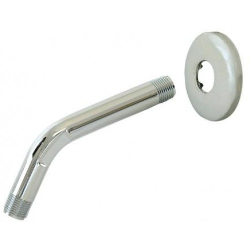 1/2" x 7-1/4" CP Shower Arm with Flange (EZ Flo - 15059)  -  [ XEZ SHWR ARM FLA 59 ]