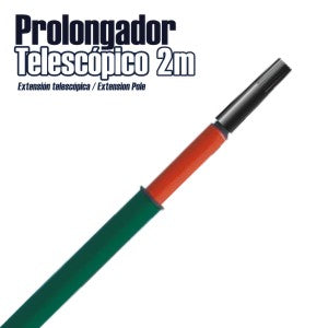 3 - 6-1/2" feet or 1-2m  TELESCOPIC Extension Pole.  All extensions are provided with adaptor cone for threaded and non-threaded frames - ATLAS [ ATL 1600 ]