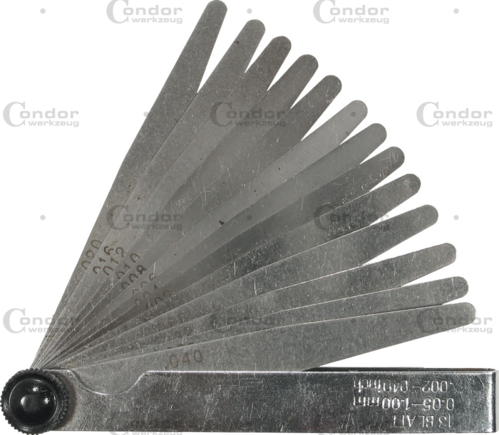 FEELER GAGE 13 BLADES 0.005-1.00MM  - CONDOR [ PRA 171 ]