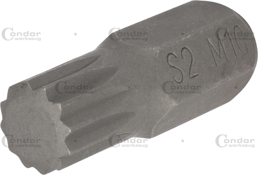 SPLINE BIT M10 x 10mm=25/64"; 30mm=1.3/16"  - CONDOR [ PRA 18011/10 ]