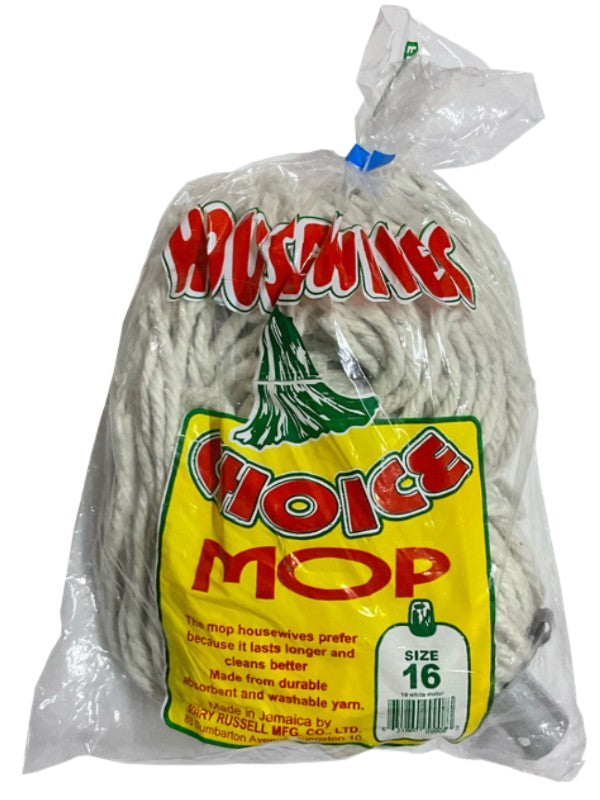 #16 White Mop  -  [ XXX MOP WHITE 16 ]