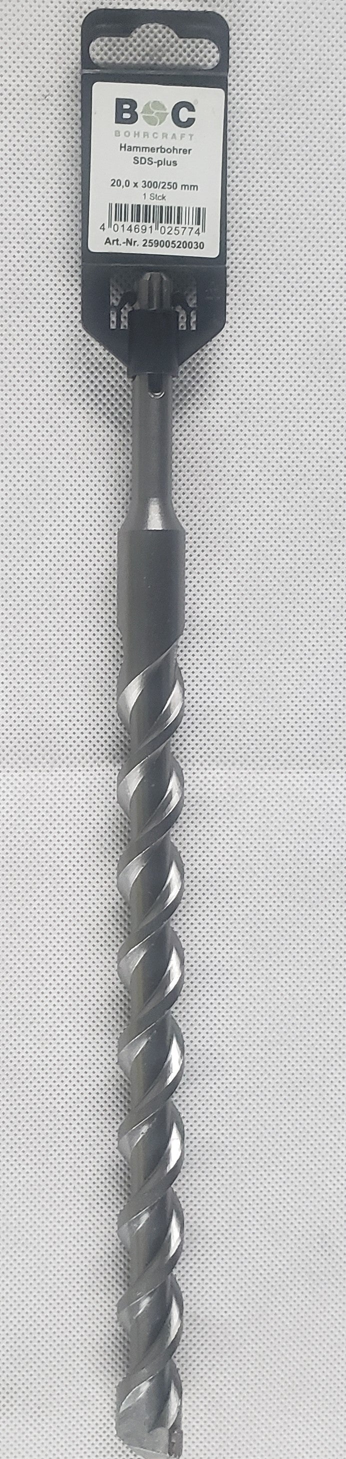 SDS + Shank Drill Bit 20x250x300mm=3/4"x10"x12"  -  [ BOH SDS 20.0/300 ]