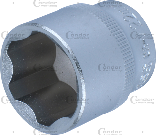 CONDOR SOCKET 3/8" HEXAGON 22MM  - CONDOR [ PRA 21600/22 ]