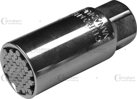 CONDOR MULTI POFILE SOCKET 3/8"Drive for hex 8-21MM=5/16"-13/16"  - CONDOR [ PRA 21650 ]