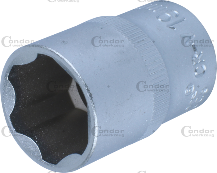 CONDOR SOCKET 1/2" HEXAGON 19MM  - CONDOR [ PRA 22000/19 ]