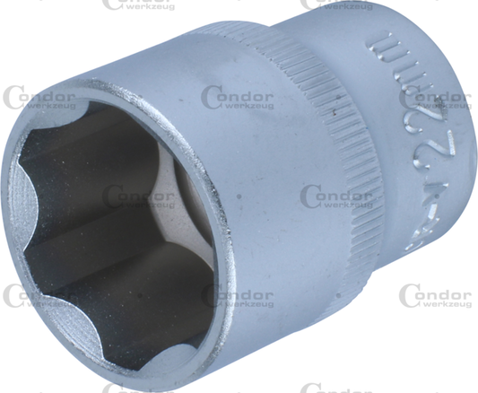 CONDOR SOCKET 1/2" HEXAGON 22MM  - CONDOR [ PRA 22000/22 ]