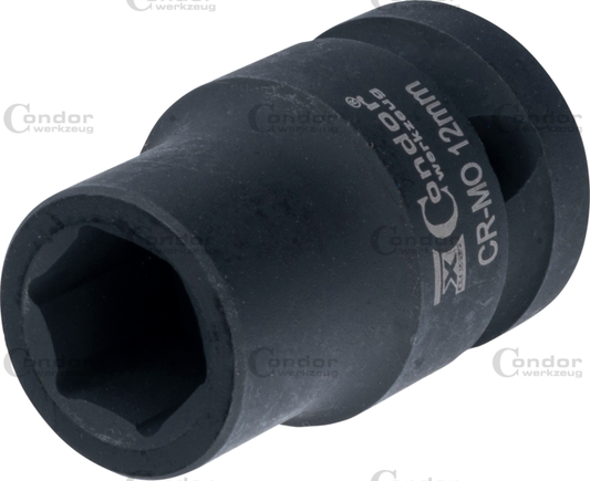 CONDOR IMPACT SOCKET 1/2" HEXAGON 12MM  - CONDOR [ PRA 22000/K12 ]