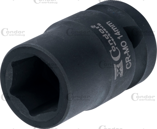 CONDOR IMPACT SOCKET 1/2" HEXAGON 14MM  - CONDOR [ PRA 22000/K14 ]