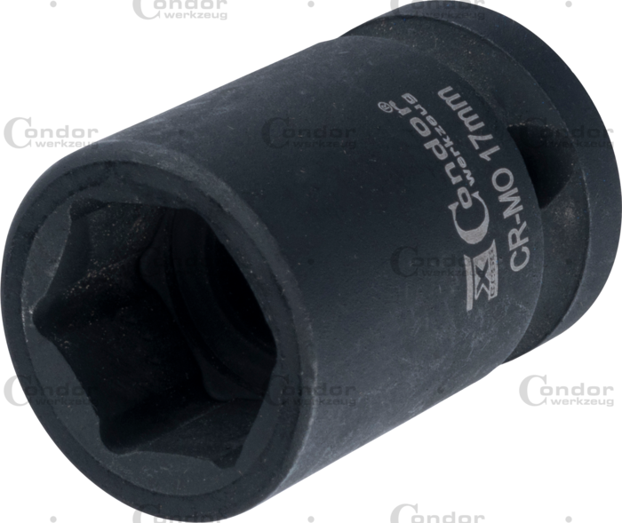 CONDOR IMPACT SOCKET 1/2" HEXAGON 17MM  - CONDOR [ PRA 22000/K17 ]