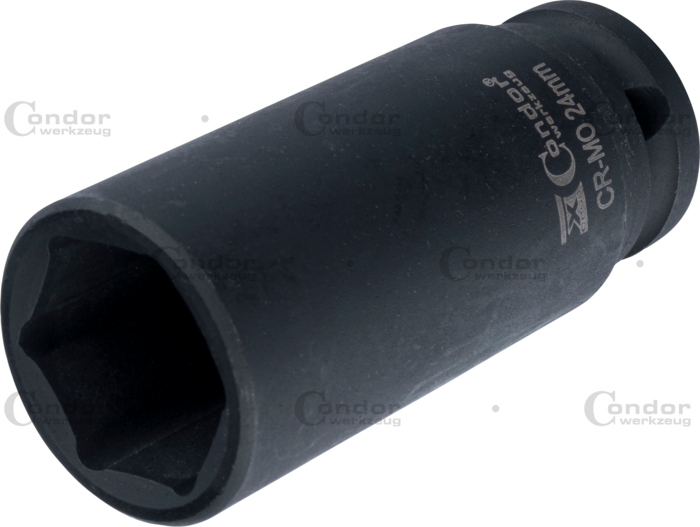 CONDOR IMPACT SOCKET 1/2"  HEXAGON 24MM DEEP  - CONDOR [ PRA 22099/K24D ]