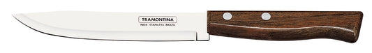 6" Wood Handle Stainles Steel - INOX Blade  Kitchen Knife (Tramontina) Made in Brazil - [  XTM 22216/006 ]