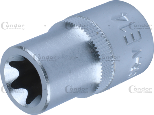 TX-STAR SOCKET 1/2" DRIVE, STANDARD, E14  - CONDOR [ PRA 22440/E14 ]