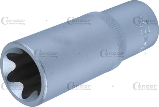 TX-STAR SOCKET 1/2" DRIVE, DEEP, E24  - CONDOR [ PRA 22460/E24 ]