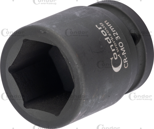 CONDOR IMPACT SOCKET 3/4" HEXAGON 32MM  - CONDOR [ PRA 22600/K32 ]