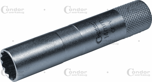 Spark Plug Socket  14mm 90mm long  - CONDOR [ PRA 247/90 ]