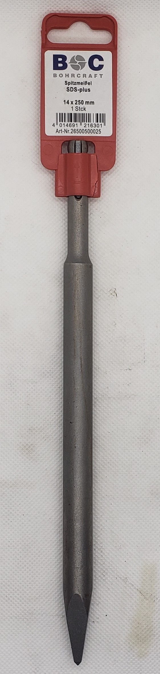 SDS + Bull Point Chisel 250mm=10" long  -  [ BOH SDS 2650025 ]