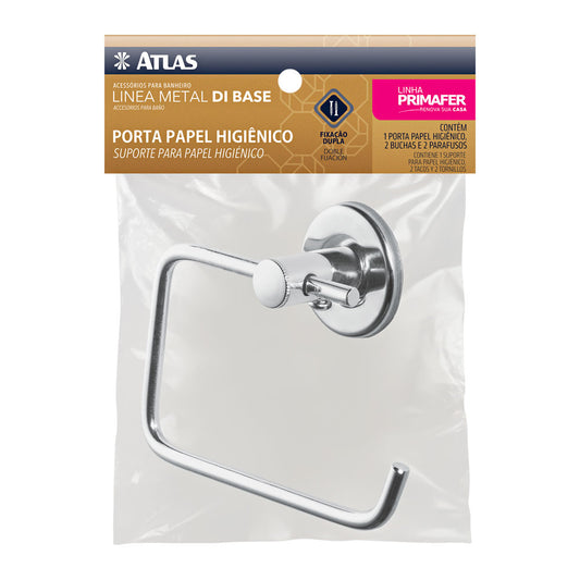 Toilet Paper Holder, Polished Aluminium - ATLAS [ ATL PR2831 ]