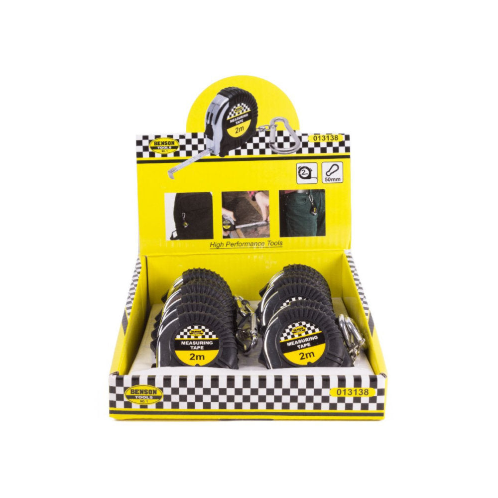 MEASURING TAPE RUBBER WITH CARABINE HOLDER  - INTER-BEN [ INT 013138 ]