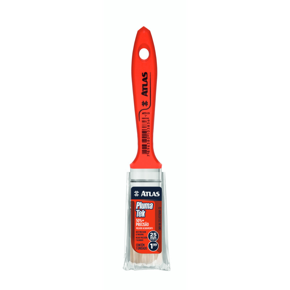 1" SEDA TEK Paint Brush, tapered extra fine filaments, for varnishes and stains, ultra fine finsh with no bristle loss - ATLAS [ ATL AT315/3 ]