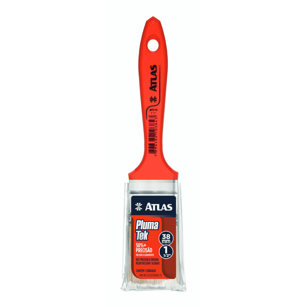 1-1/2" SEDA TEK Paint Brush, tapered extra fine filaments, for varnishes and stains, ultra fine finsh with no bristle loss - ATLAS [ ATL AT315/4 ]