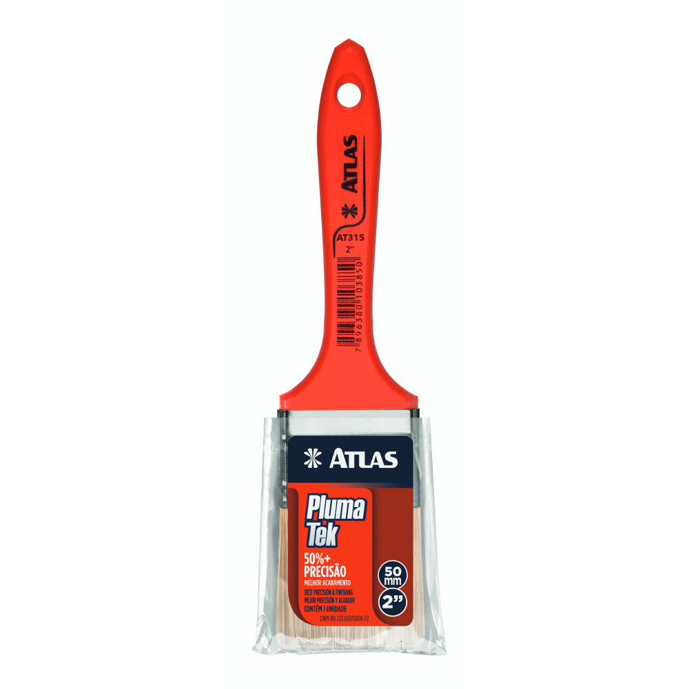 2" SEDA TEK Paint Brush, tapered extra fine filaments, for varnishes and stains, ultra fine finsh with no bristle loss - ATLAS [ ATL AT315/5 ]