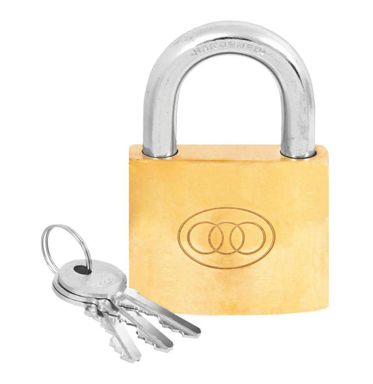 38mm Tri-Circle Padlock  -  [ XTR PADLOCK 38 ]