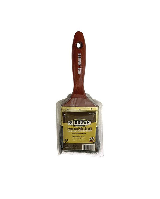 3"" Paint Brush (Brown)  -  [ XBR PAINT BRUSH 3 ]