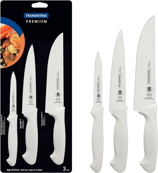 3-Piece Premium Knife Set (Tramontina) - [ XTM 24499/811 ]