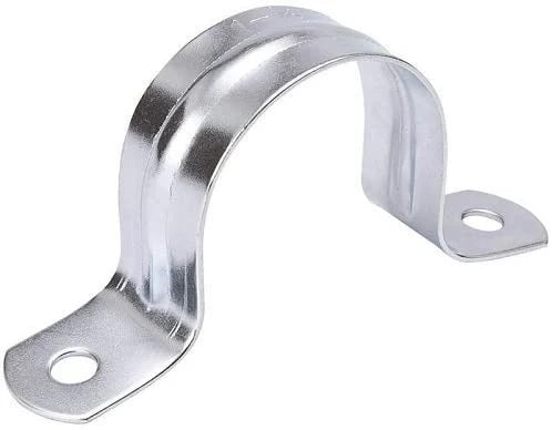 1/2" Galvanized Pipe Strap (EZ Flo 43021)  -  [ XEZ GAL PIP STRAP 12 ]