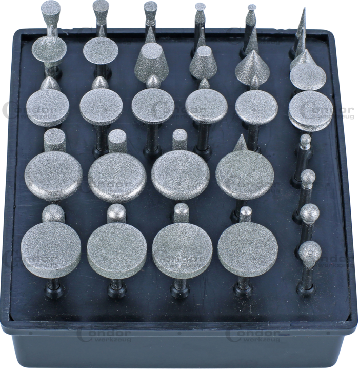 Diamond Grinding Tool Set 50 pcs  - CONDOR [ PRA 446 ]