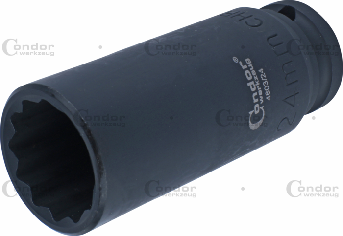 IMPACT Socket  1/2" 24mm CHROM-MOLYBDAEN VANADIUM CONDOR  - CONDOR [ pra 4803/24 ]