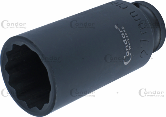 IMPACT Socket  1/2" 27mm CHROM-MOLYBDAEN VANADIUM CONDOR  - CONDOR [ PRA 4803/27 ]