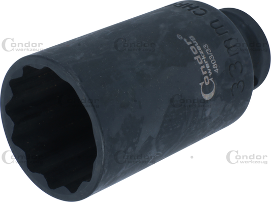 IMPACT Socket  1/2" 33mm CHROM-MOLYBDAEN VANADIUM CONDOR  - CONDOR [ pra 4803/33 ]