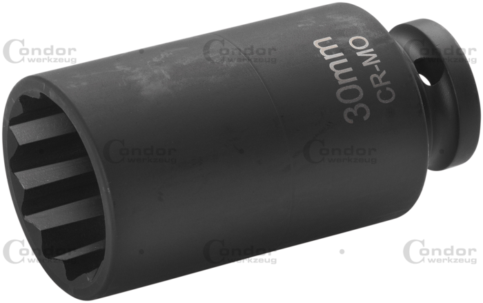 IMPACT Socket  1/2" 30mm CHROM-MOLYBDAEN VANADIUM CONDOR  - CONDOR [ PRA 4803/30 ]