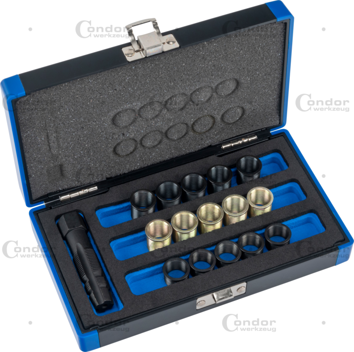 Thread Repair Set 15 pcs M 14 X 1.25  - CONDOR [ PRA 5365 ]