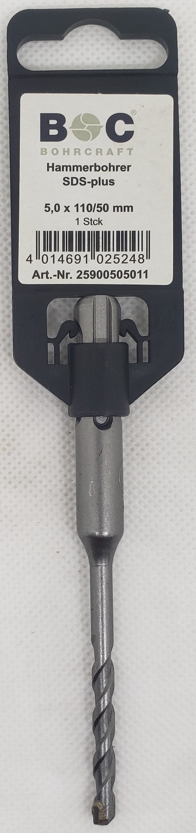 SDS + Shank Drill Bit 5x50x110mm=3/16"x2"x4.3/8"  -  [ BOH SDS 05.0/110 ]