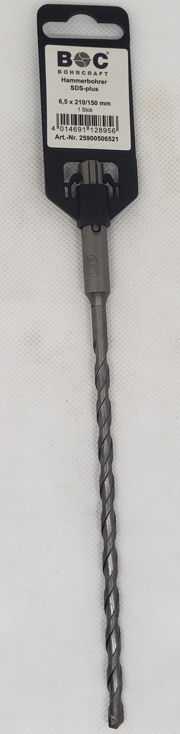 SDS + Shank Drill Bit 6.5x150x210mm=1/4"x6"x8.3/8"  -  [ BOH SDS 06.5/210 ]