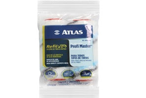 4" x 3/8" TWO Spare Sleeve Rollers. Original ANTI-SPATTER FABRIC. For all kinds of paints, on smooth and semi-smooth surfaces - ATLAS [ ATL AT650/100 ]