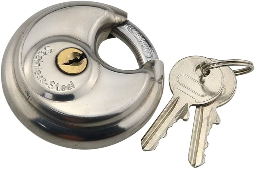 70mm Tri-Circle Discus Padlock  -  [ XTR PADLOCK DIS 70 ]