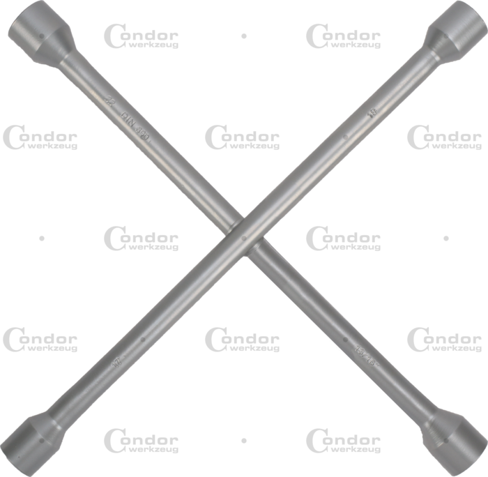 Wheel Lock Tool Cruciform TOOL-STEEL HARDENED 19X24X27X32  - CONDOR [ PRA 87 ]